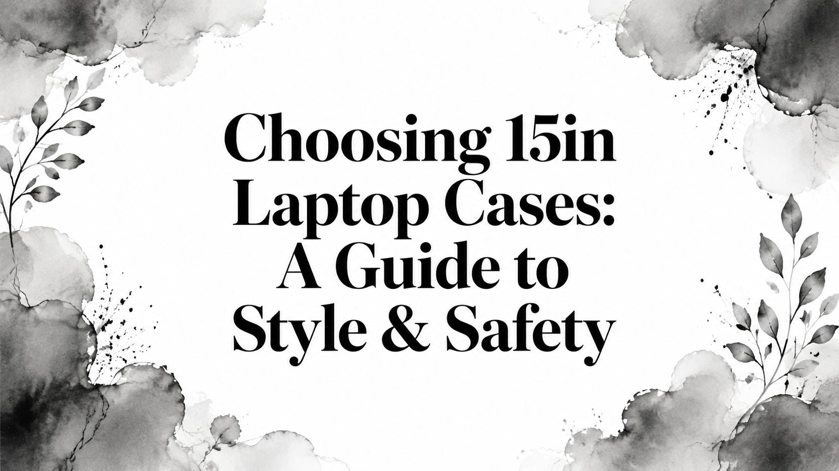 Choosing 15in Laptop Cases: A Guide to Style & Safety