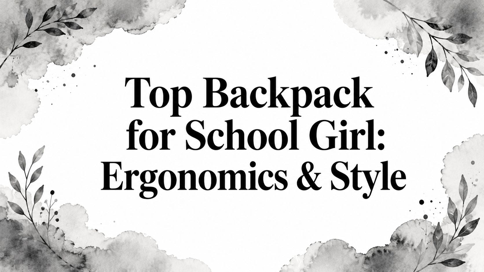 Top Backpack for School Girl: Ergonomics & Style