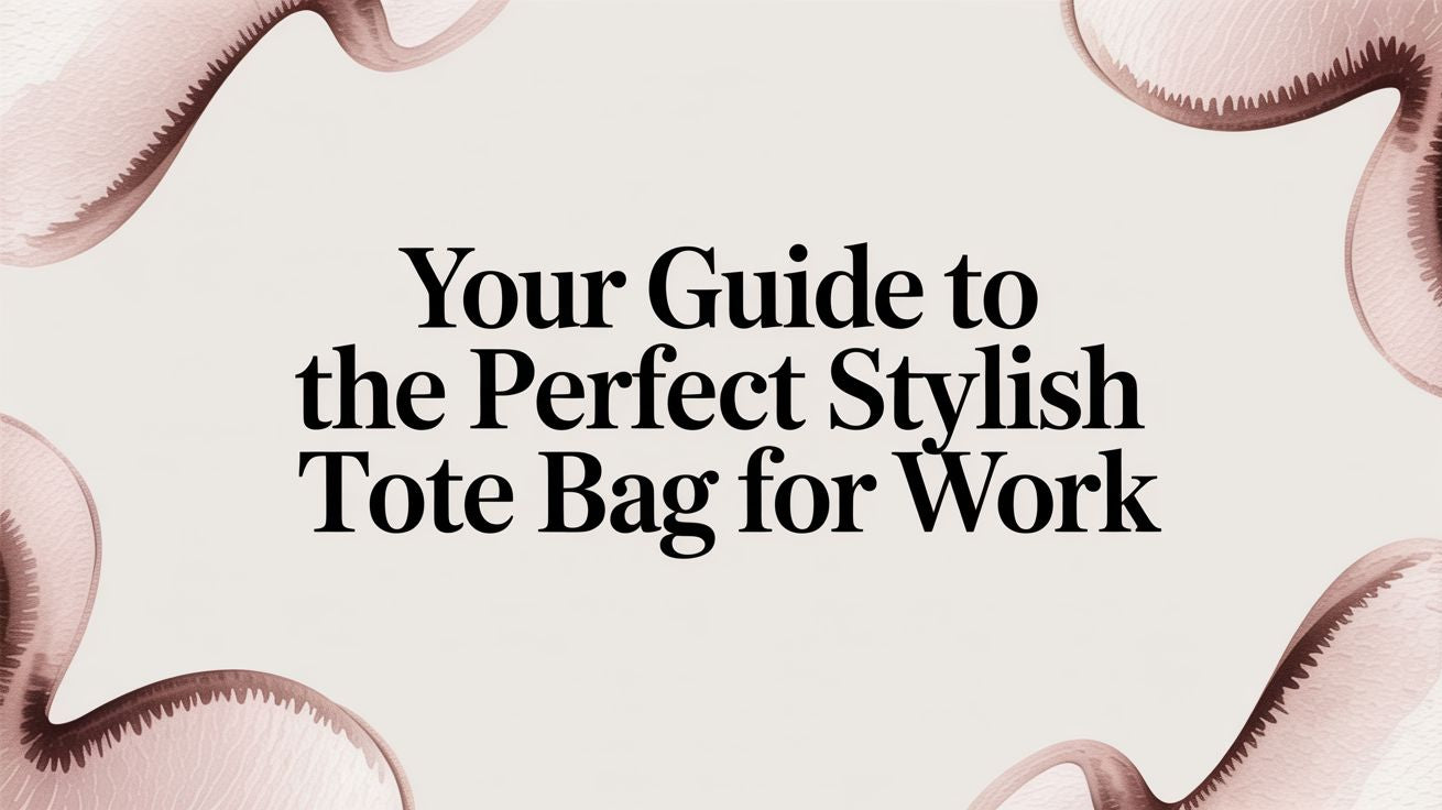 Your Guide to the Perfect Stylish Tote Bag for Work