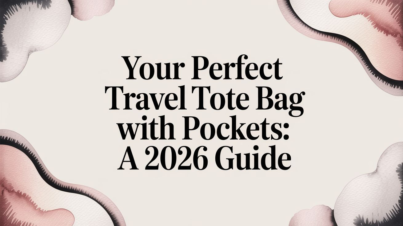 Your Perfect Travel Tote Bag With Pockets: A 2026 Guide