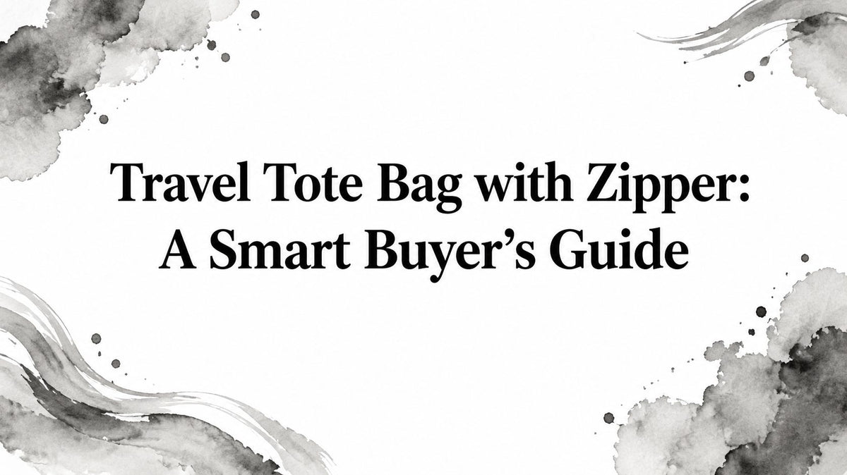 Travel Tote Bag with Zipper: A Smart Buyer's Guide