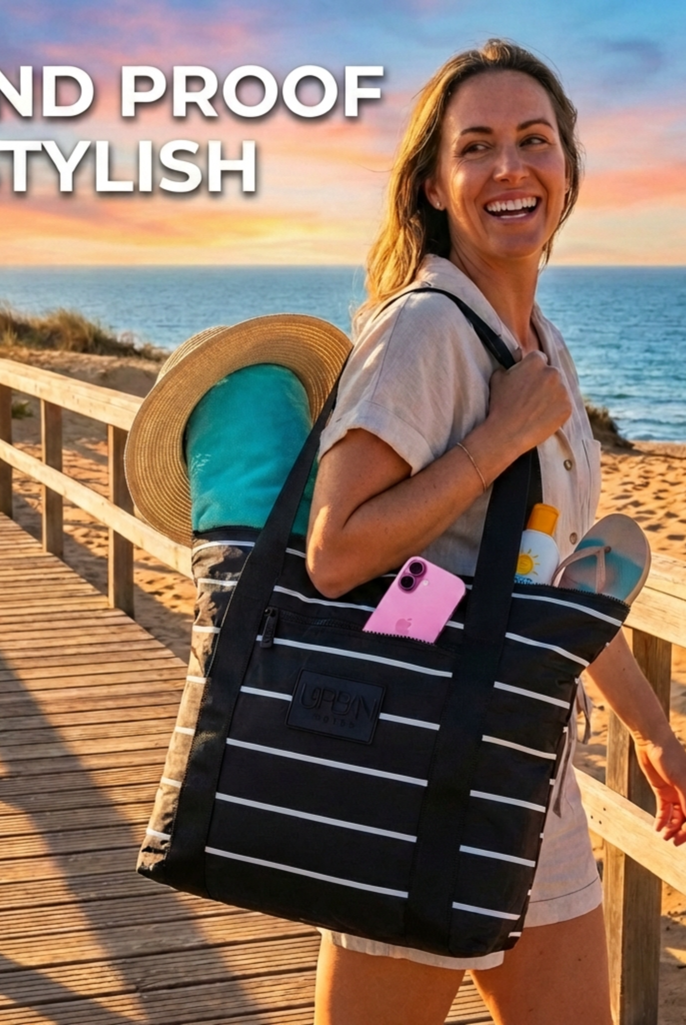 Beach Ready Travel Bag for Day Trips