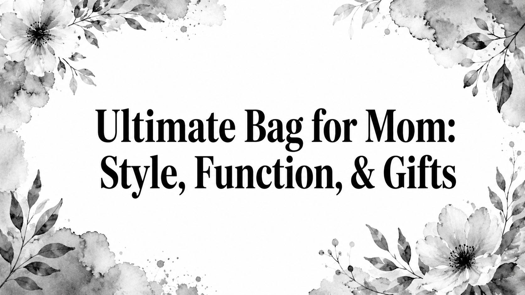 Ultimate Bag for Mom: Style, Function, & Gifts