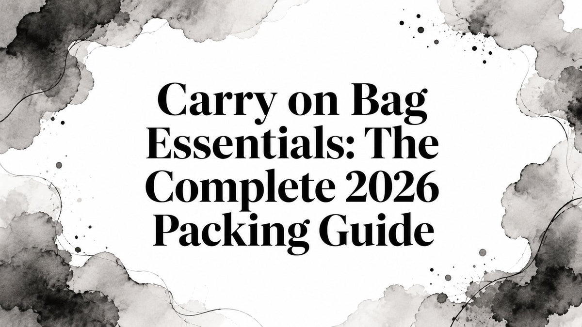 Carry on Bag Essentials: The Complete 2026 Packing Guide