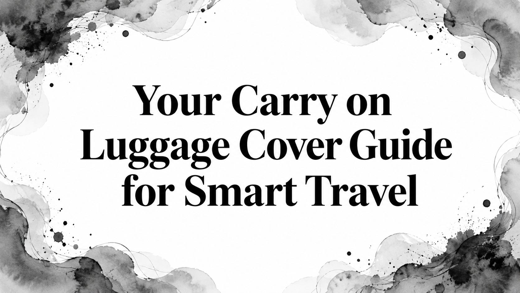 Your Carry on Luggage Cover Guide for Smart Travel