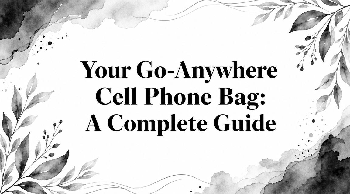 Your Go-Anywhere Cell Phone Bag: A Complete Guide