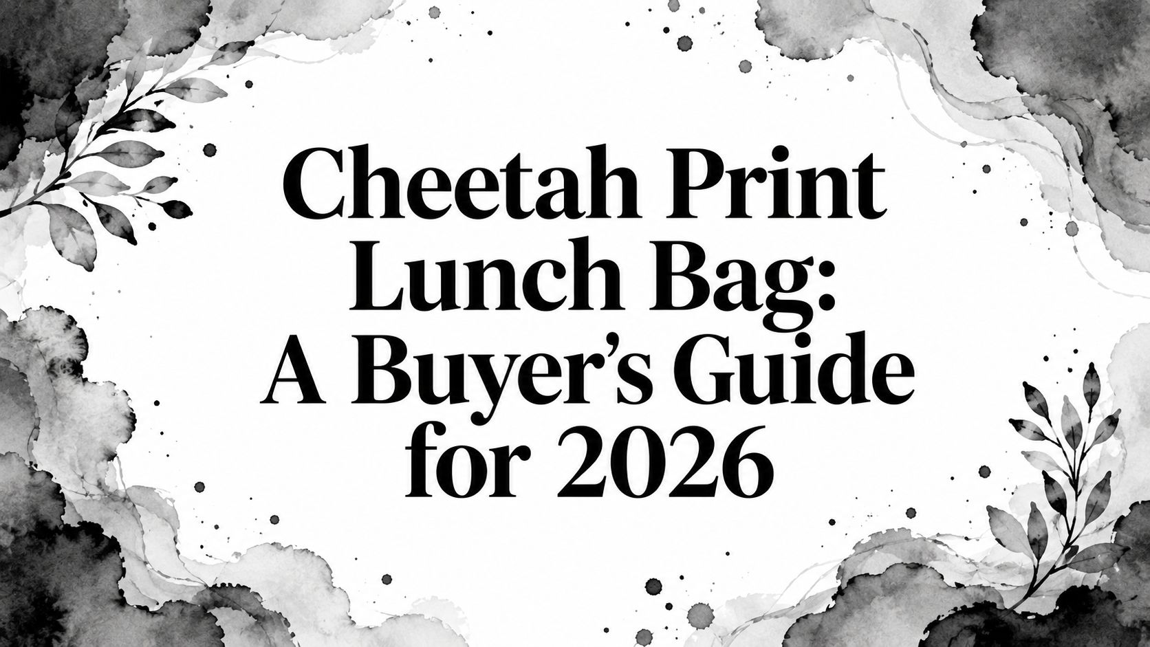 Cheetah Print Lunch Bag: A Buyer's Guide for 2026