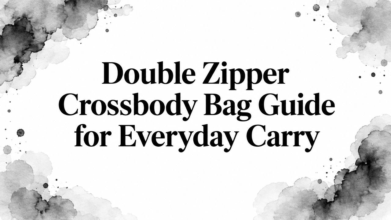 Double Zipper Crossbody Bag Guide for Everyday Carry