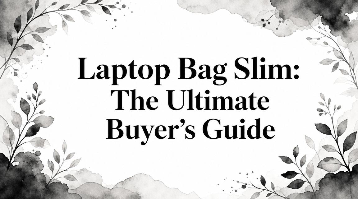 Laptop Bag Slim: The Ultimate Buyer's Guide