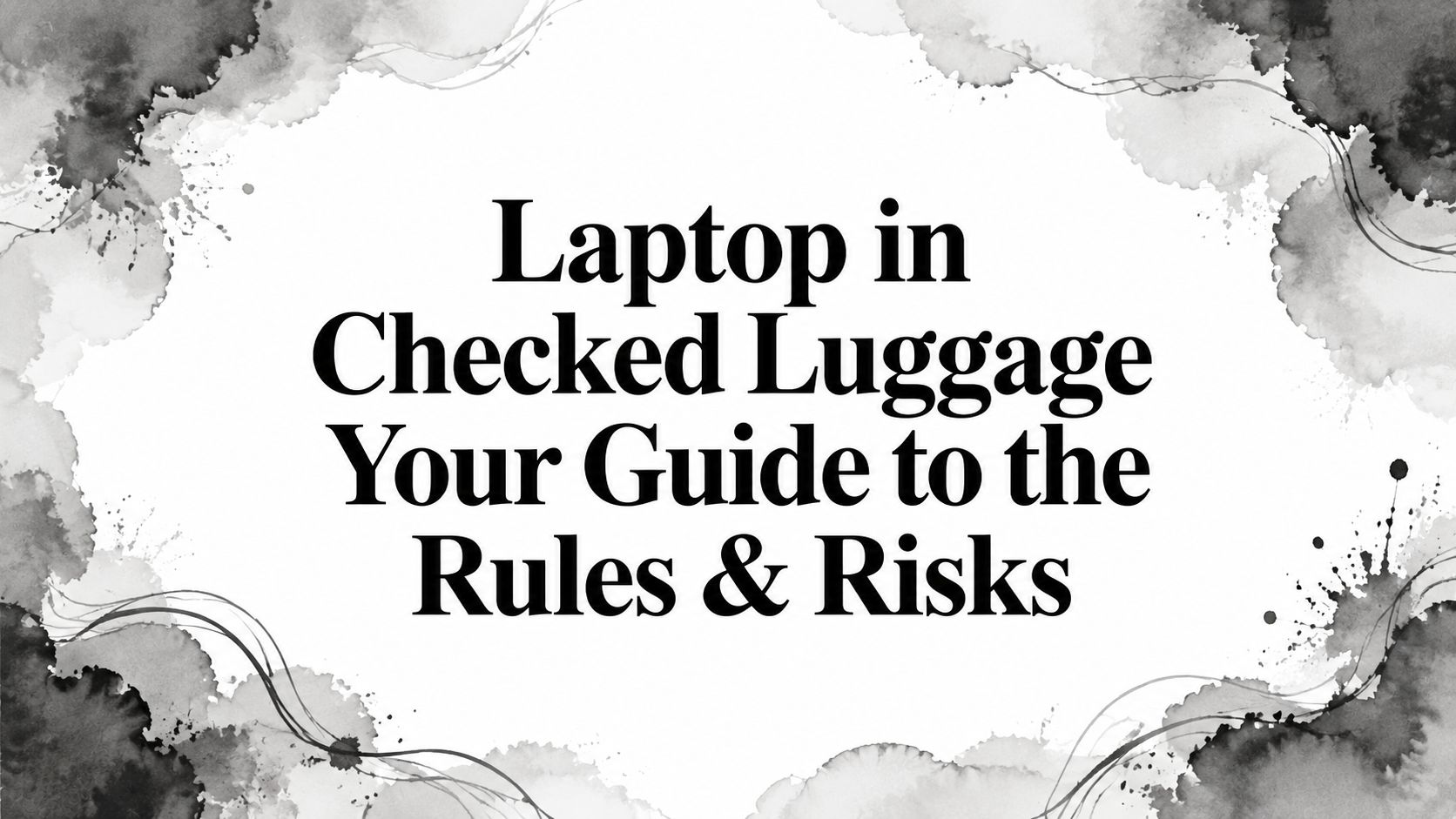 Laptop in Checked Luggage Your Guide to the Rules & Risks