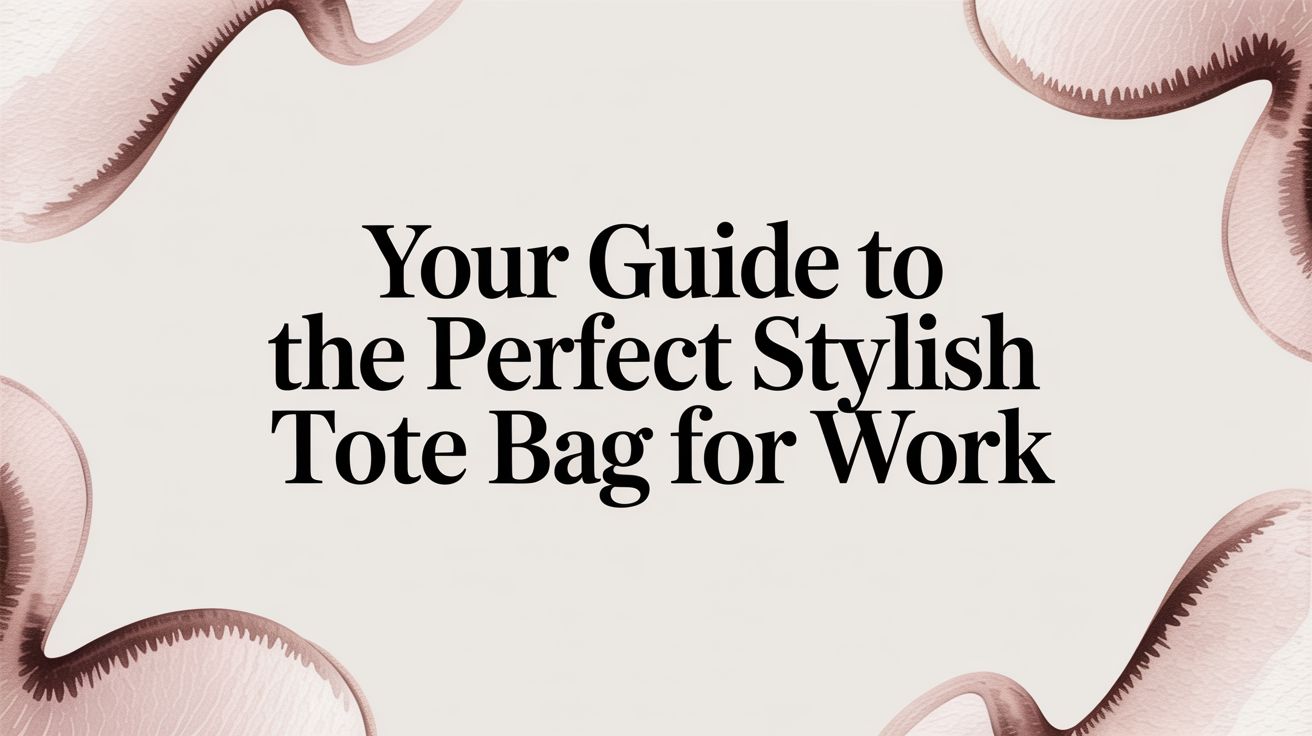 Your Guide to the Perfect Stylish Tote Bag for Work