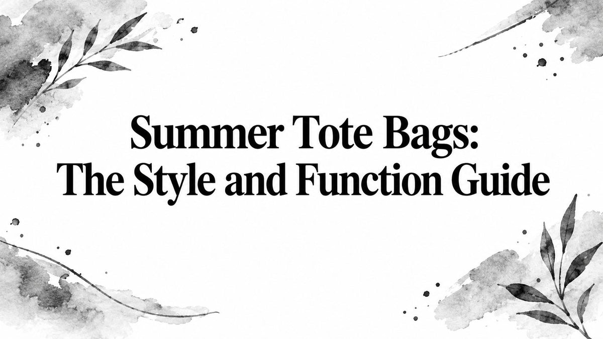 Summer Tote Bags: The Style and Function Guide