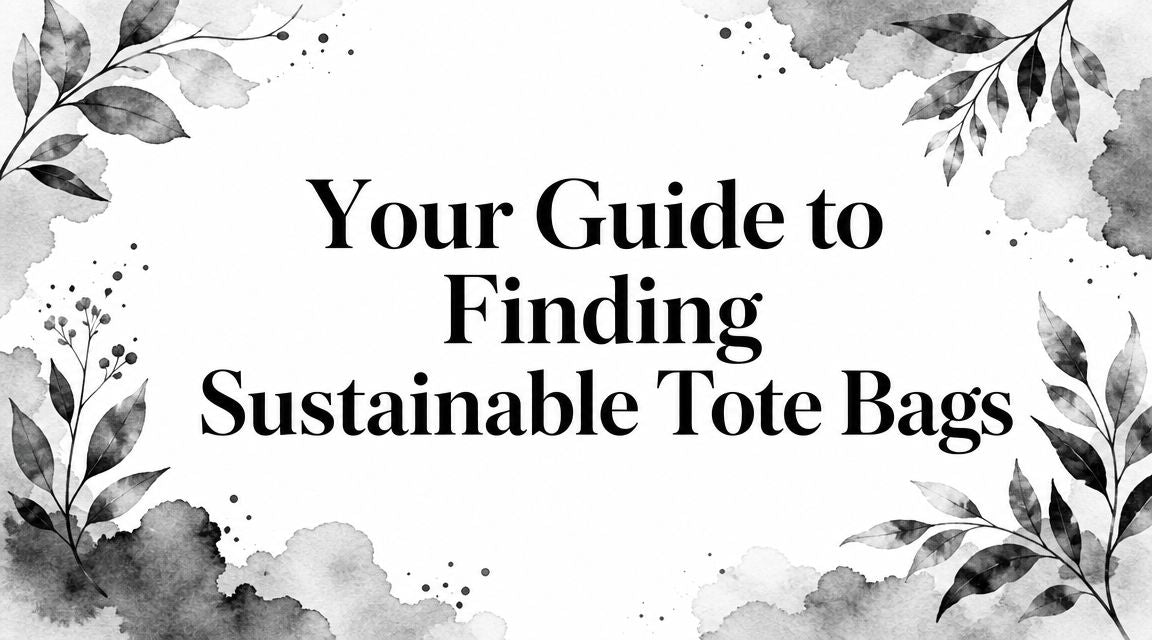 Your Guide to Finding Sustainable Tote Bags