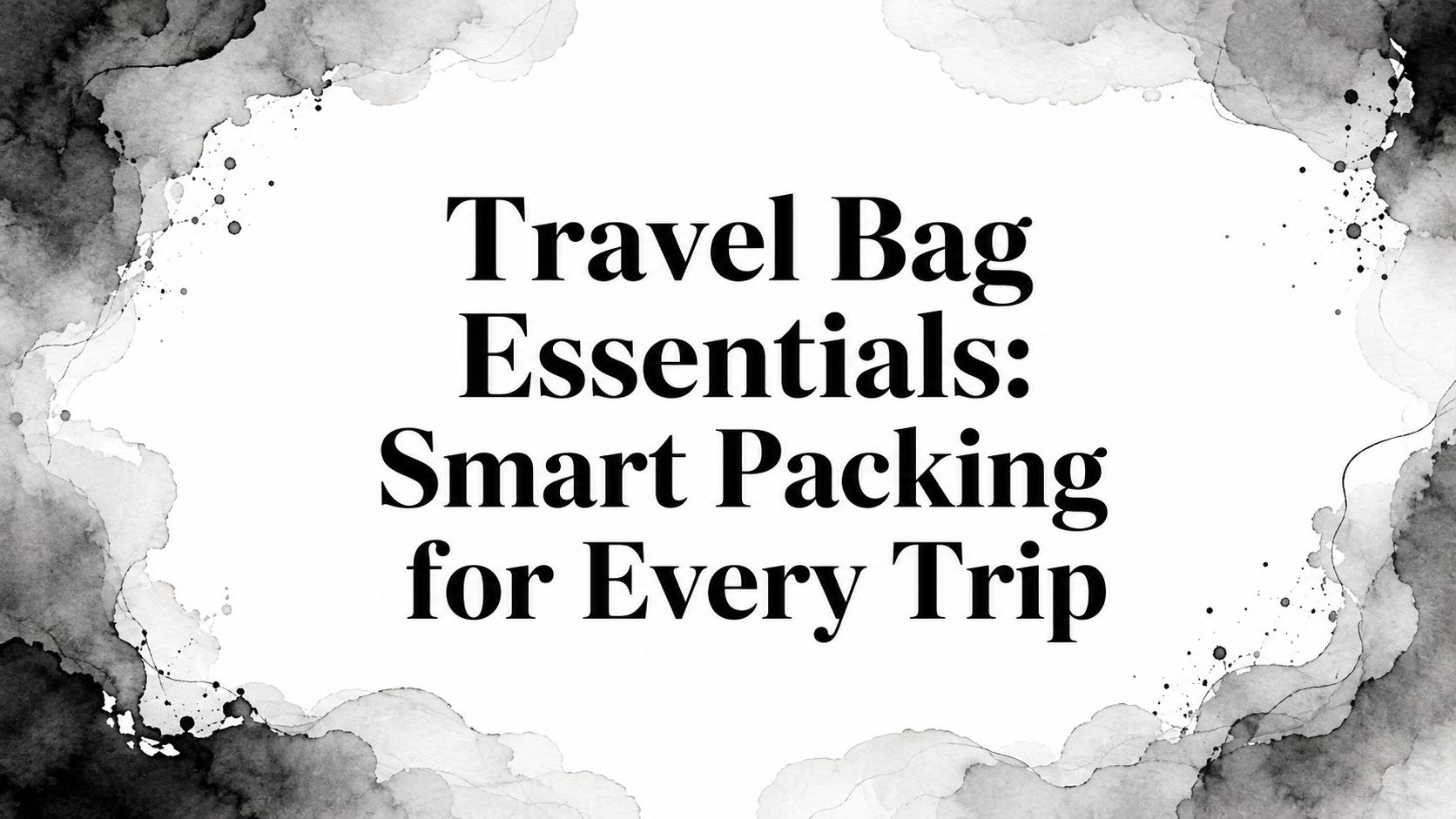 Travel Bag Essentials: Smart Packing for Every Trip