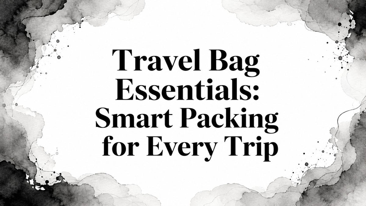 Travel Bag Essentials: Smart Packing for Every Trip