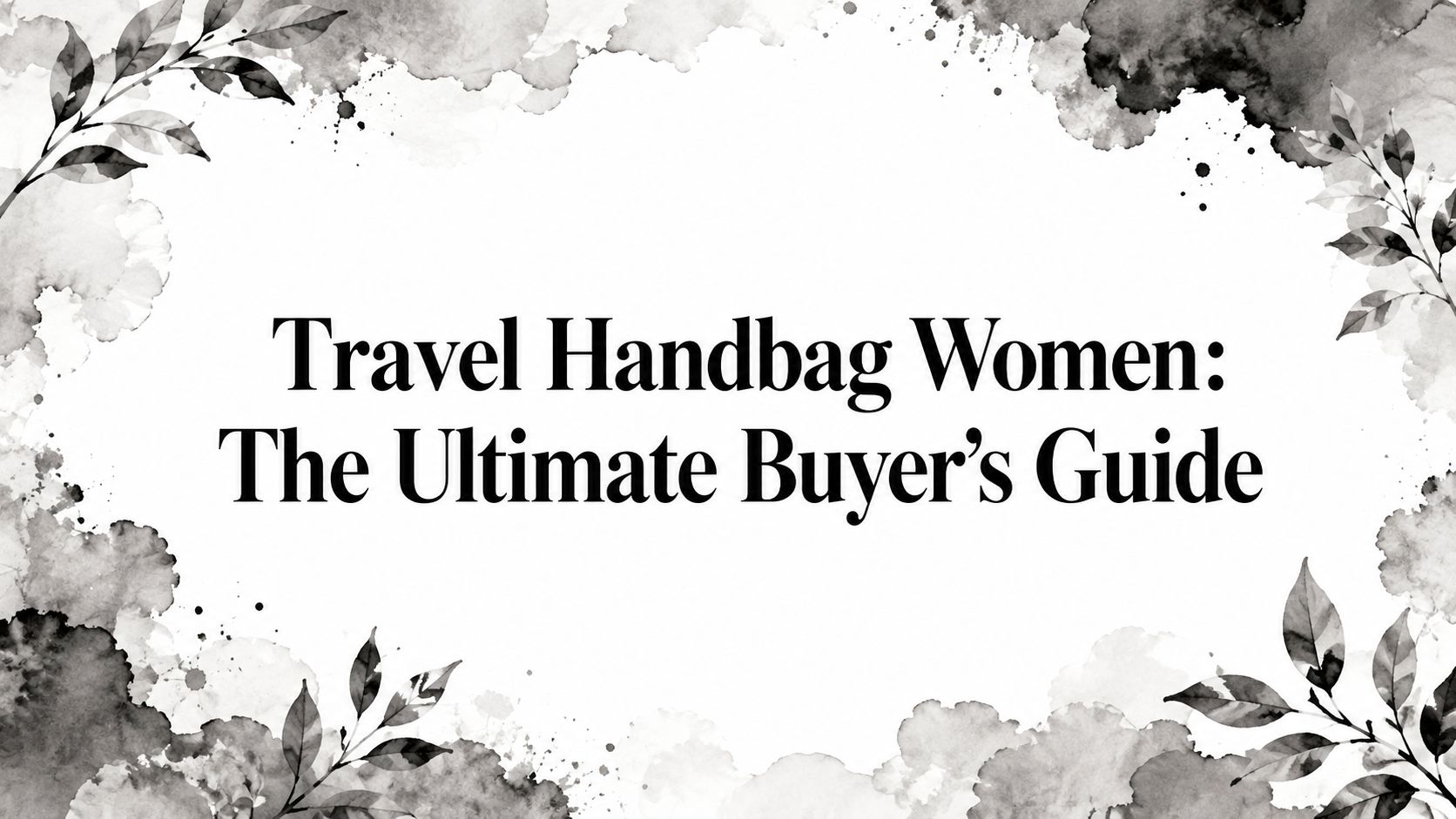 Travel Handbag Women: The Ultimate Buyer's Guide