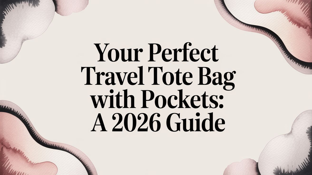 Your Perfect Travel Tote Bag With Pockets: A 2026 Guide